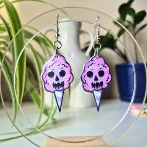 Halloween Earrings Monster Ice Cream Earrings | Witchy Accessories
